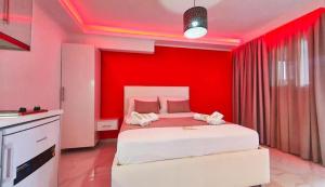 Кровать или кровати в номере House Blerina