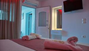 Кровать или кровати в номере House Blerina