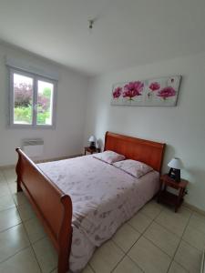 Postel nebo postele na pokoji v ubytování Gîte - Zot Kaz