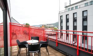 Un balcon sau o terasă la Thon Hotel Tromsø