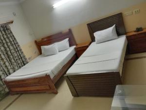 Katil atau katil-katil dalam bilik di Butt Lodges 3