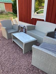 Un lugar para sentarse en Stor Familjegård i bra läge