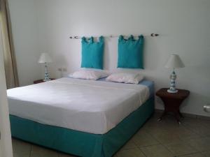 Postel nebo postele na pokoji v ubytování Caraibidamari 1