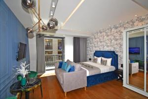 Postel nebo postele na pokoji v ubytování Yerevan4you NEW Studio Apartment + 42 fotografií