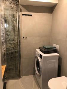 Kúpeľňa v ubytovaní Umi Apartament