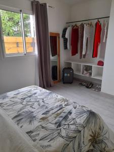 Postel nebo postele na pokoji v ubytování Le Farin la pluie by LONBRAZ VOLKAN