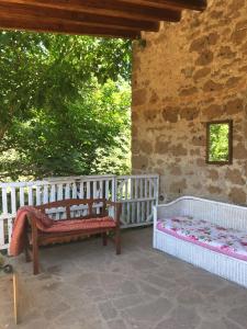 Posteľ alebo postele v izbe v ubytovaní Il Casale del Popolo