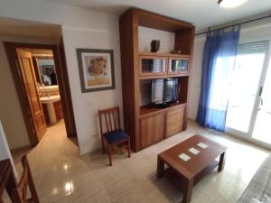 Telewizja i/lub zestaw kina domowego w obiekcie Apartamento LAIA