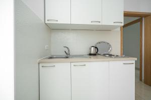 Kuchyň nebo kuchyňský kout v ubytování Apartments Tamaris