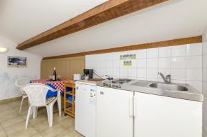 Kuchyňa alebo kuchynka v ubytovaní Apartments Franciska
