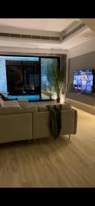 TV a/nebo společenská místnost v ubytování AB Villa