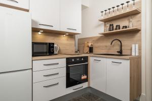 Kuchyňa alebo kuchynka v ubytovaní Apartman LaMandra