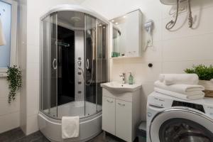 Kúpeľňa v ubytovaní Apartman LaMandra