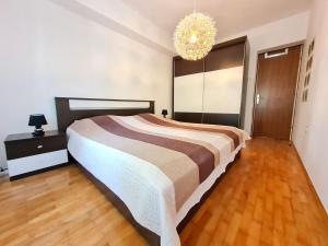 Postel nebo postele na pokoji v ubytování Apartment Morska oaza