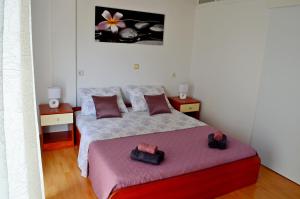 Postel nebo postele na pokoji v ubytování Apartments Davorka