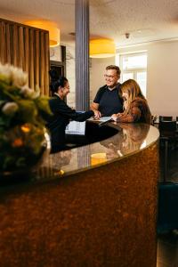 The lobby or reception area at BC Hotel Bad Kreuznach mit Restaurant Mühlentor