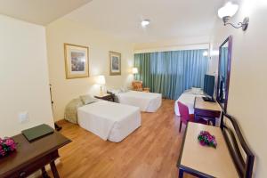 Dayrell Hotel e Centro de Convenções客房内的一张或多张床位