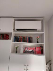 Knihovna v apartmánu