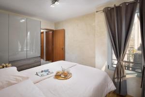 Postel nebo postele na pokoji v ubytování Luxury apartments CasaBlanca/Vivaldi