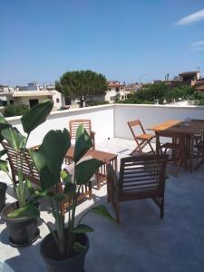 A balcony or terrace at Casa Vacanza "La Mangiatoia in corte"