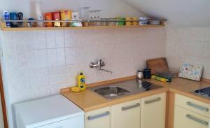 Kuchyň nebo kuchyňský kout v ubytování Apartments Ćenan