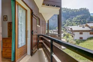 Balkón alebo terasa v ubytovaní Le Col des Aravis