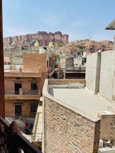 a view of a city from the roof of a building at Corsican Haveli in Jodhpur