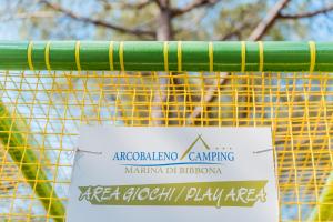 Certifikát, ocenenie alebo iný dokument vystavený v ubytovaní Camping Arcobaleno