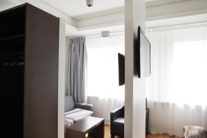 Postelja oz. postelje v sobi nastanitve Fosshotel Westfjords