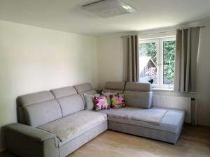 Ruang duduk di Apartment Hörmann