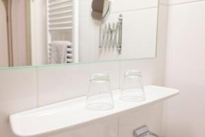 Ένα μπάνιο στο Hotel Garni Keil