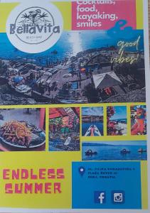 a poster for an outdoor summer event with posters on it at Jasmina in Senj