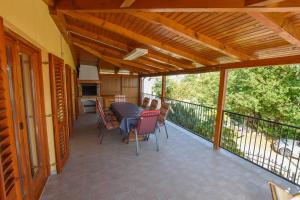 Balkón nebo terasa v ubytování Apartments Kalista