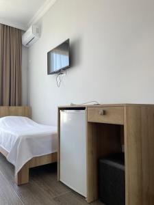 TV a/nebo společenská místnost v ubytování Hotel CHARLI