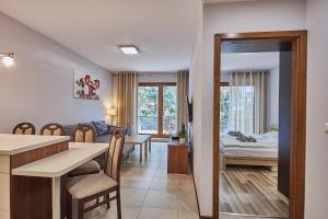 Posteľ alebo postele v izbe v ubytovaní Apartamenty Świnoujście - Rezydencja Sienkiewicza