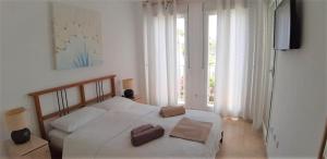 Ένα ή περισσότερα κρεβάτια σε δωμάτιο στο Apartment at Balcones de los Hidalgos 2