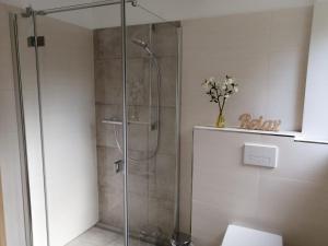 Bilik mandi di Apartment Hörmann