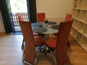 Ruang duduk di Apartment Hörmann