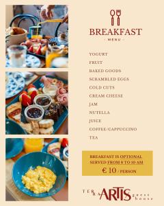 Jedlo v ubytovaní bed & breakfast alebo blízkom okolí