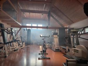 Fitnes oz. oprema za telovadbo v nastanitvi Sobe Levc
