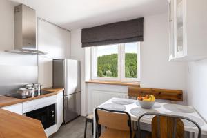 Kuchyňa alebo kuchynka v ubytovaní Apartament z Widokiem