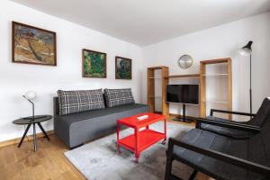 Posedenie v ubytovaní Apartament z Widokiem