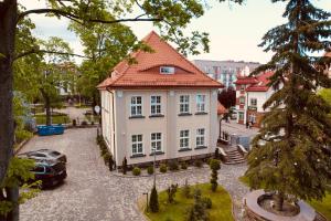 Budova, v ktorej sa apartmánový hotel nachádza