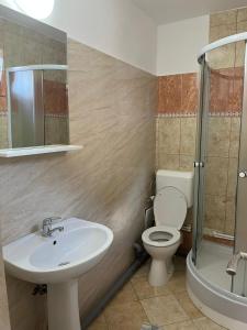 Koupelna v ubytování Casa Vio parter