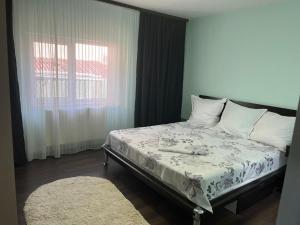 Postel nebo postele na pokoji v ubytování Casa Vio parter