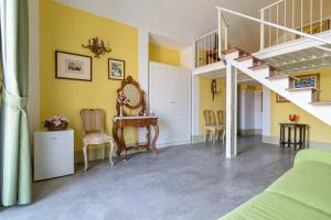Posezení v ubytování Suites Luisa Sanfelice