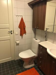 Ванна кімната в Näköalahuoneisto 426