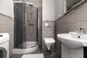 Kúpeľňa v ubytovaní P&O Serviced Apartments - Dionizosa
