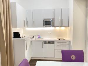 Kuchyňa alebo kuchynka v ubytovaní Steiner Residences Vienna Taborstrasse