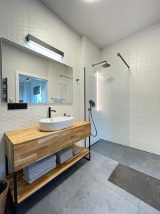 Koupelna v ubytování Apartament Luna + 13 fotografií